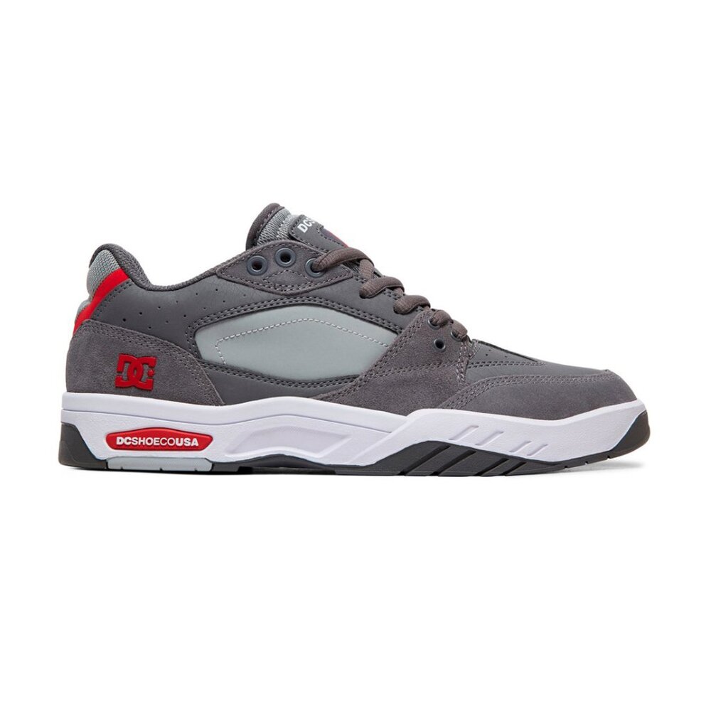 DC Men Maswell Grey Red Shoes New With Box